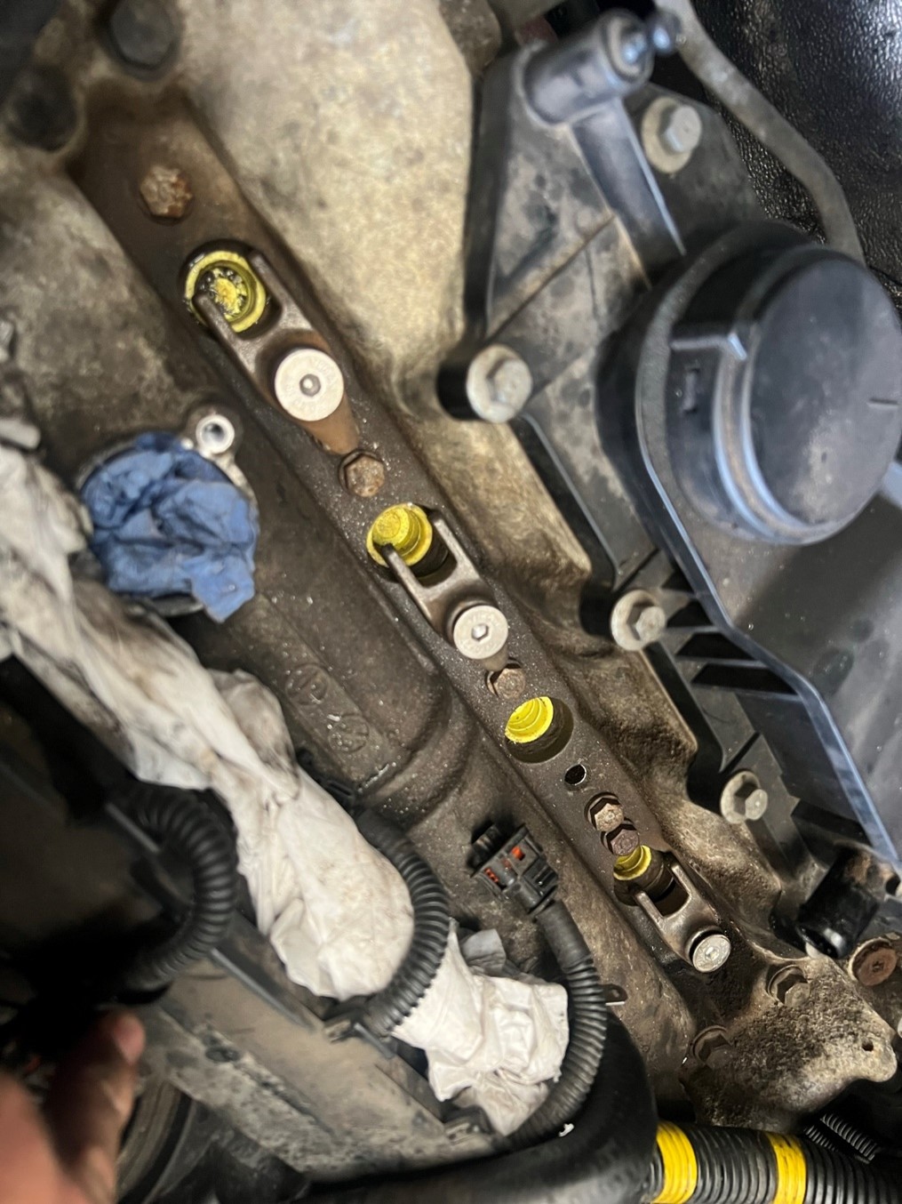 Three clamp bolts repaired