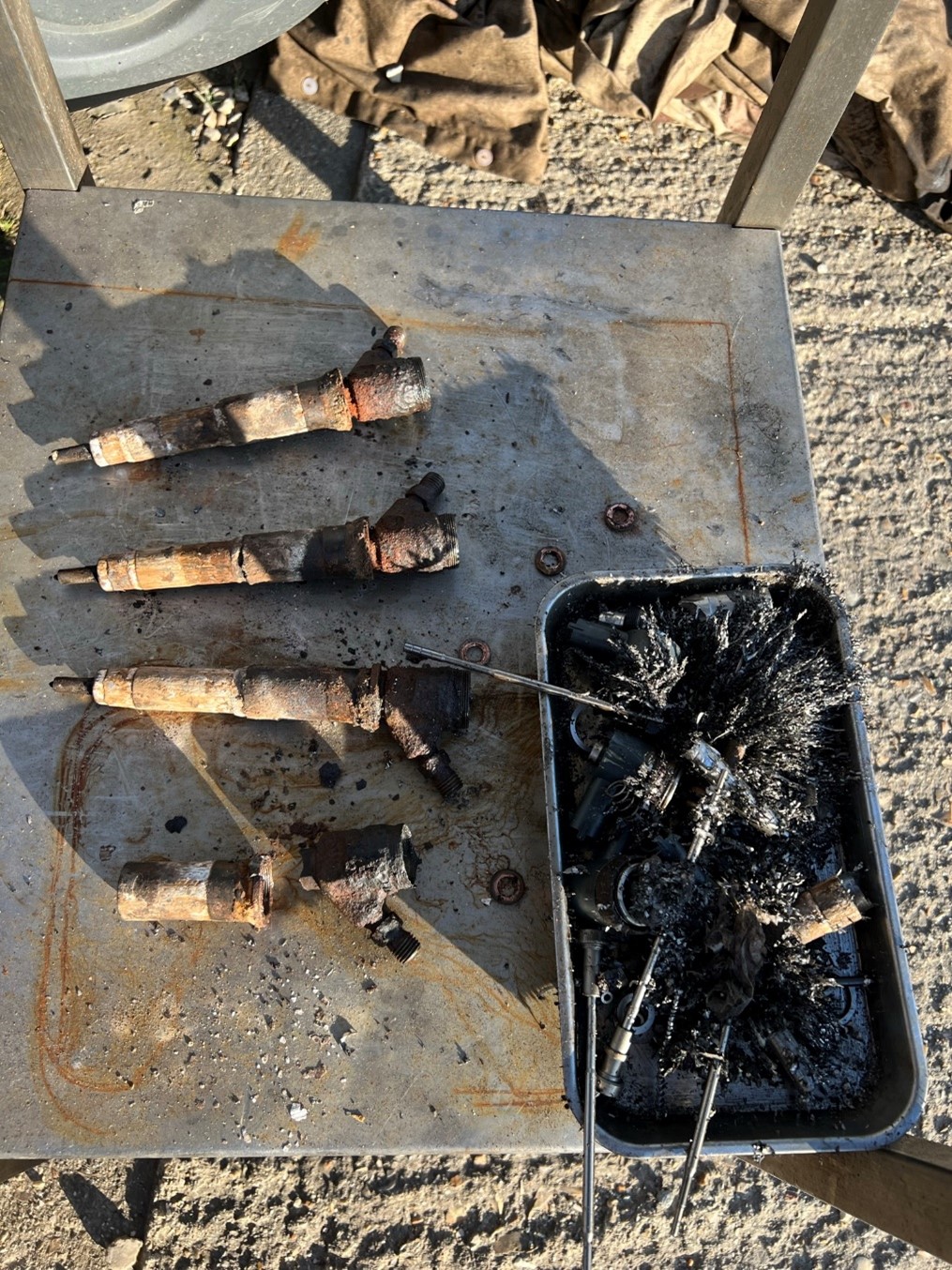 Engine and injector diagnostics.